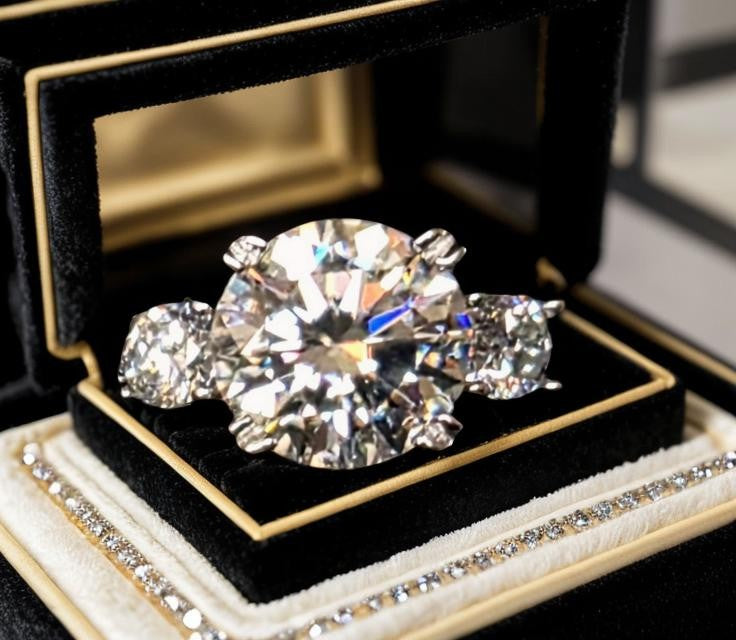 6 CT Brilliant Cut Diamond Ring