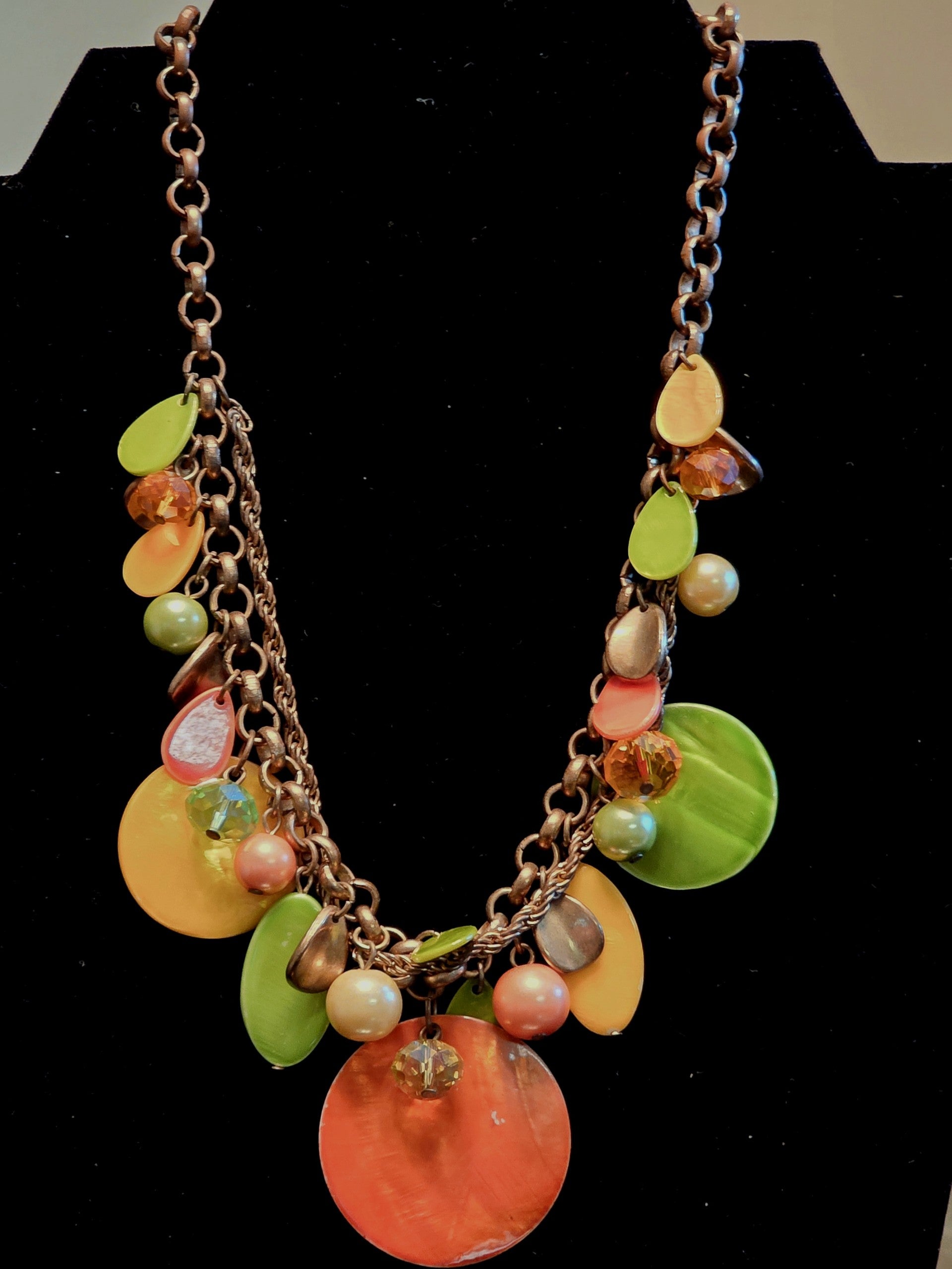 Vintage 1960's Bakelite Statement Necklace