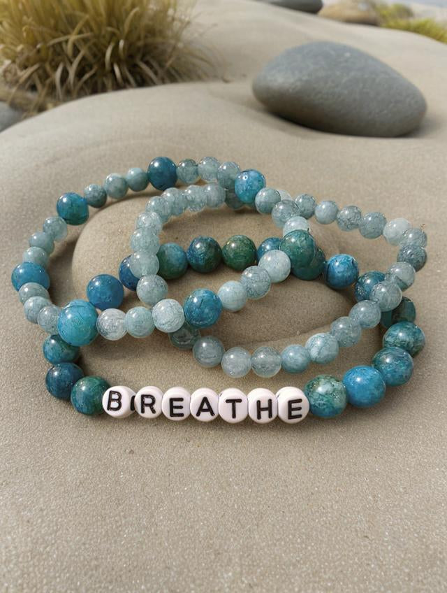 House of Joy Bracelets - "Breathe" 3-Bracelet Set